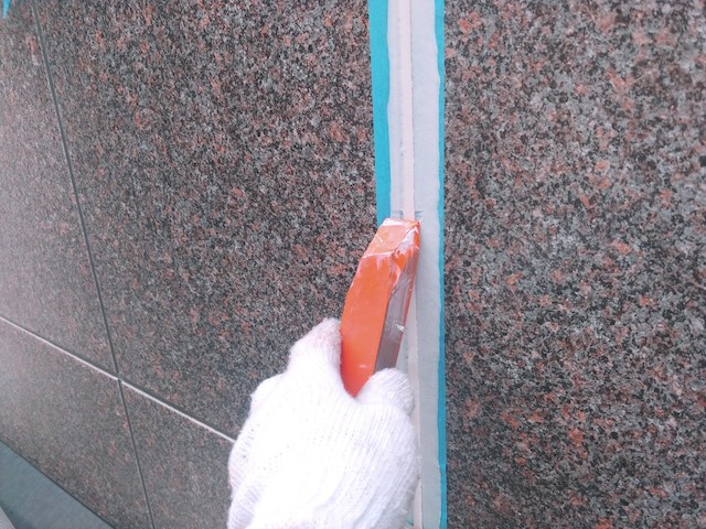 シーリングのならし・別箇所